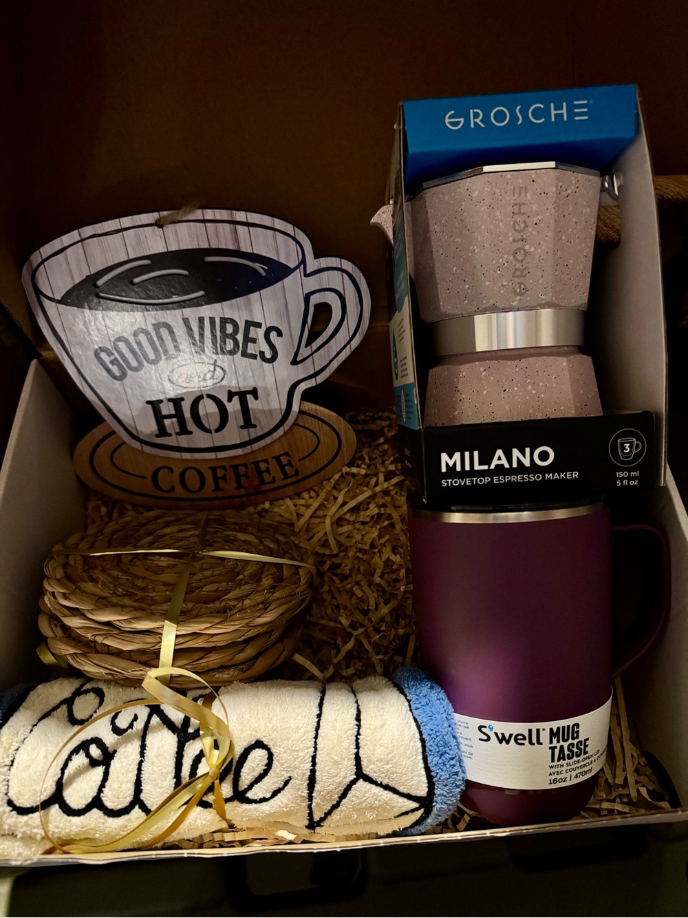 Tickled Pink Coffee Box set